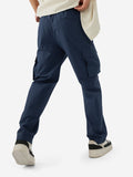 Ripstop Pants: Navy Blue Men Cargo Pants
