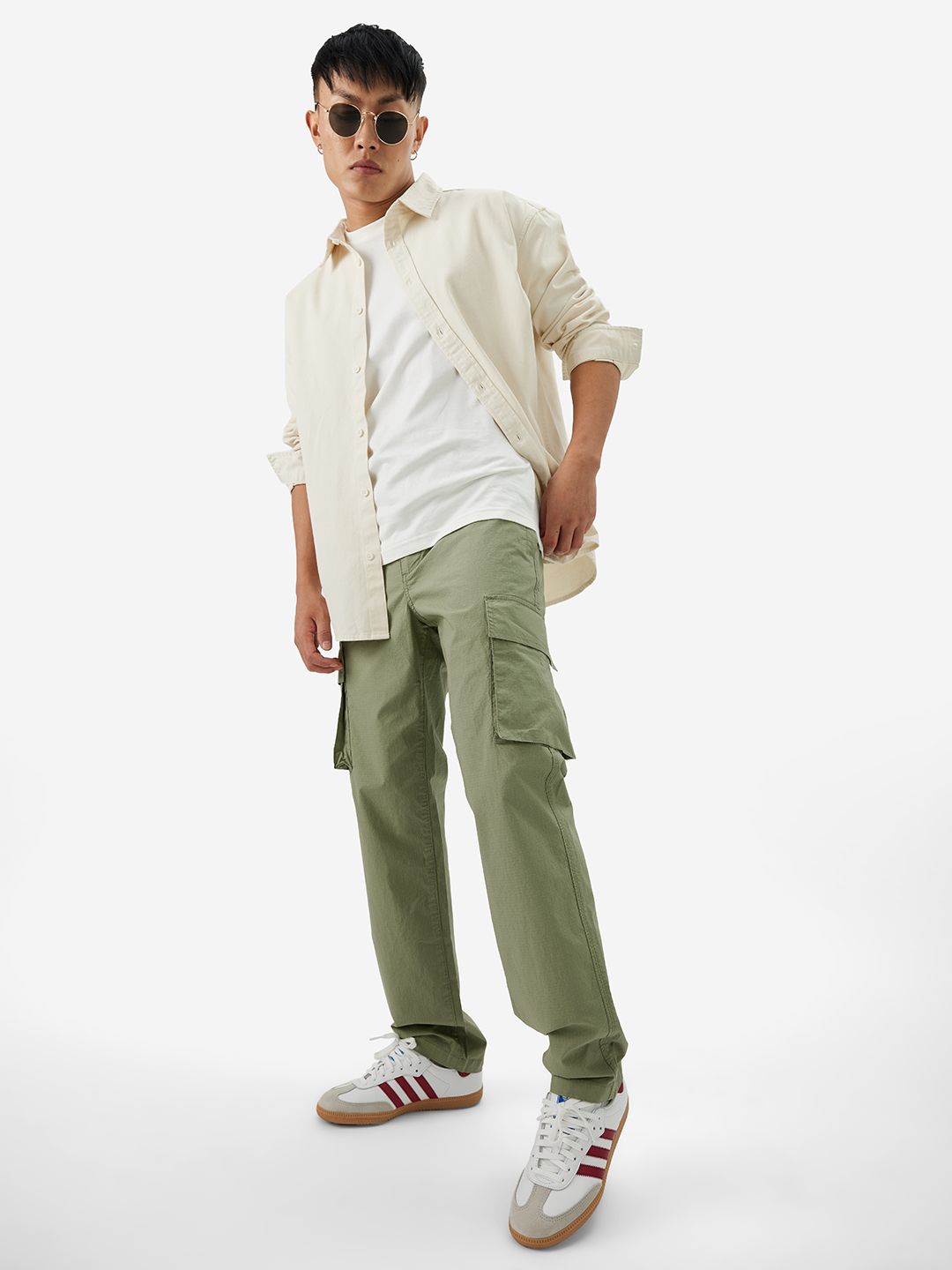 Ripstop Pants: Fern Green Men Cargo Pants