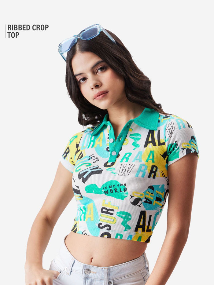 TSS Originals: Aloha Women Cropped Polos