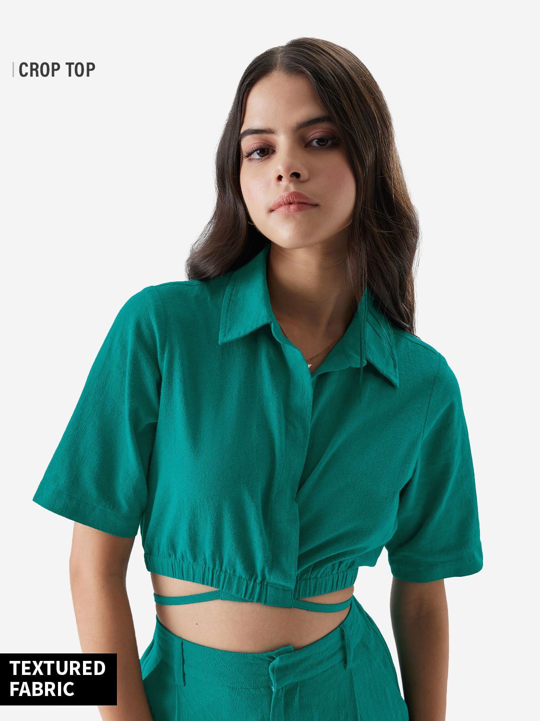 Essential Solids: Teal Green Women Fashion Tops