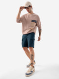 Solids: Stellar Blue Men Lounge Shorts