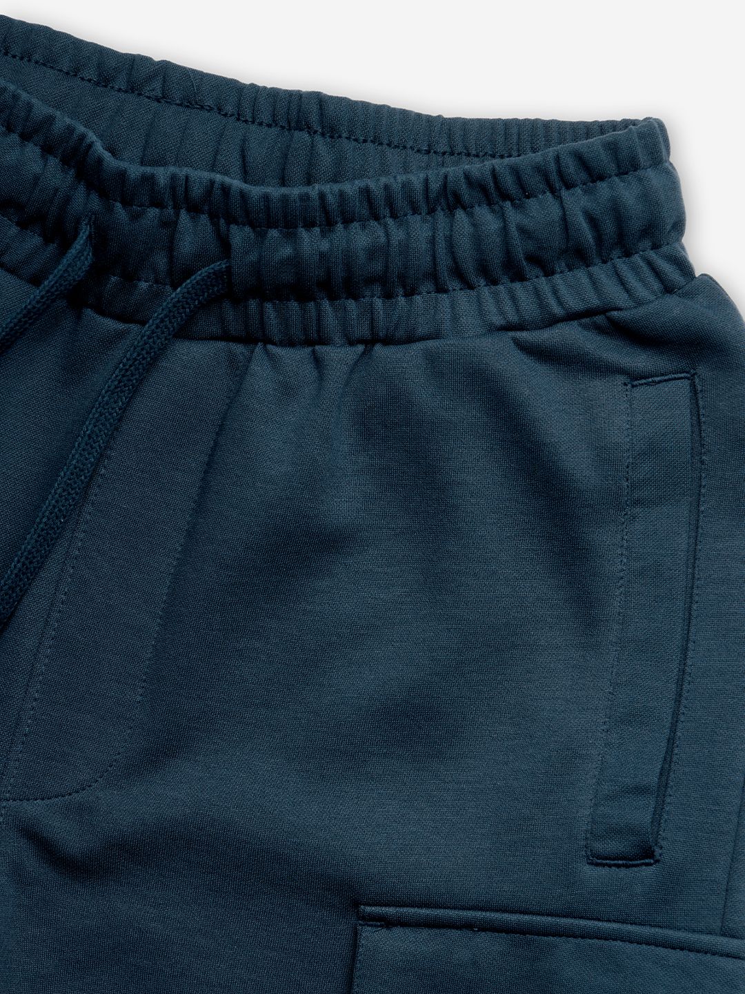 Solids: Stellar Blue Men Lounge Shorts