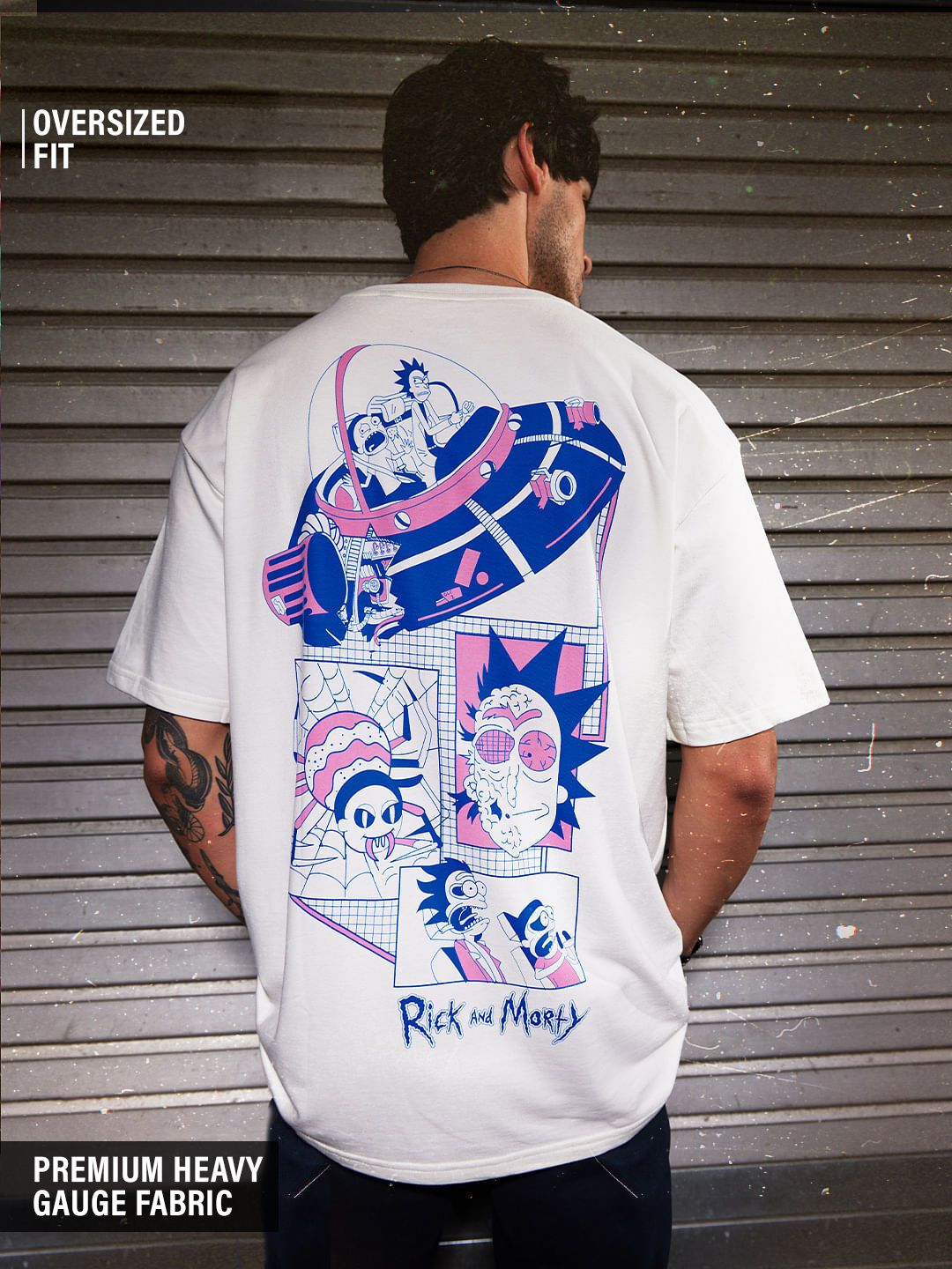 Rick And Morty: Aw Geez Oversized T-Shirts