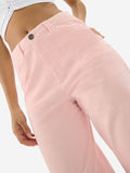 Corduroy Pants: Peachy Pink Women Straight Pants