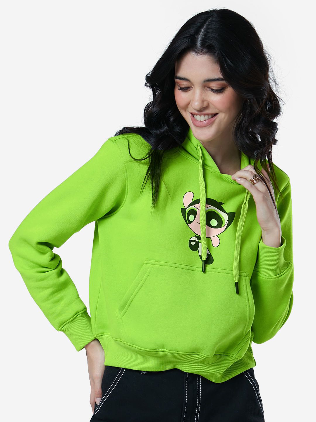 Powerpuff Girls: Buttercup Women Relaxed Hoodies