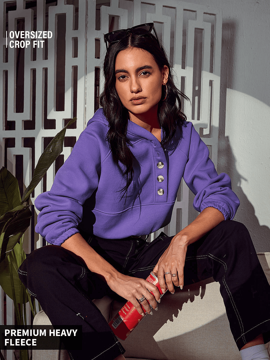Violet Hoodie Women Oversized Hoodies