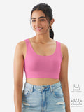 Flamingo Pink Bralette Top Women Bralette