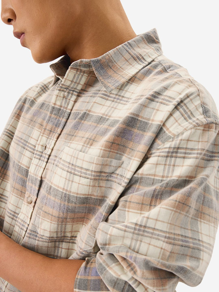 Plaid: Chestnut Men Textured Shirts