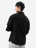 Solids: Mystic Black Men Utility Shirts