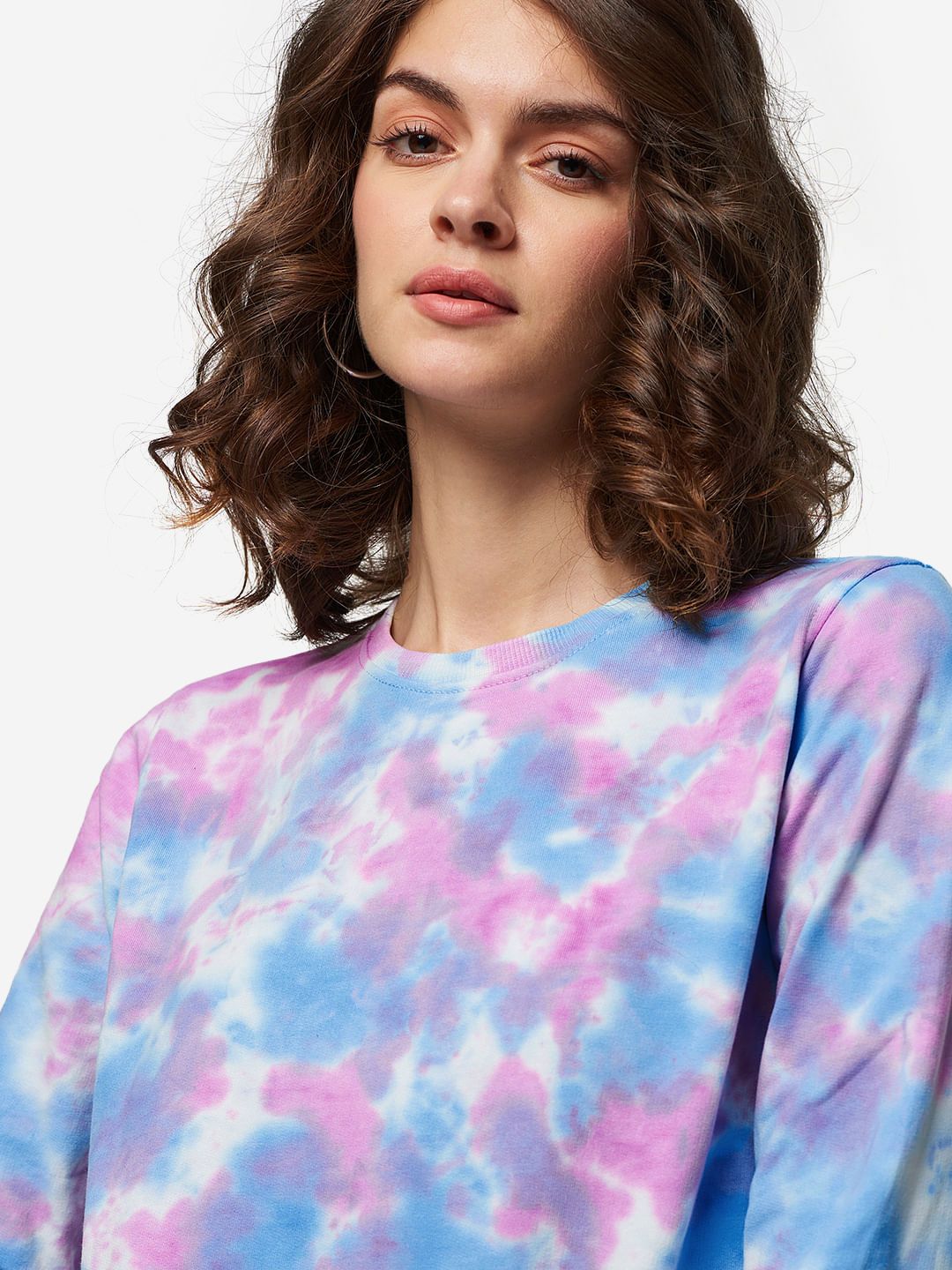 Tie Dye: Rainbow Women Relaxed Sweatshirts