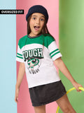 The Powerpuff Girls: Fighter Girls Cotton Oversized T-Shirts (2-8 Yrs)