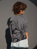 Batman: In Action Boys Cotton Full Sleeve T-Shirts (2-8 Yrs)