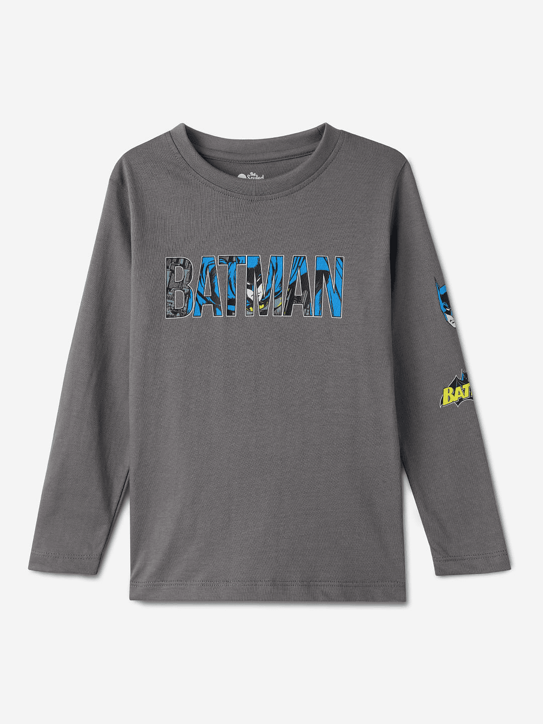 Batman: In Action Boys Cotton Full Sleeve T-Shirts (2-8 Yrs)