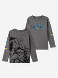 Batman: In Action Boys Cotton Full Sleeve T-Shirts (2-8 Yrs)
