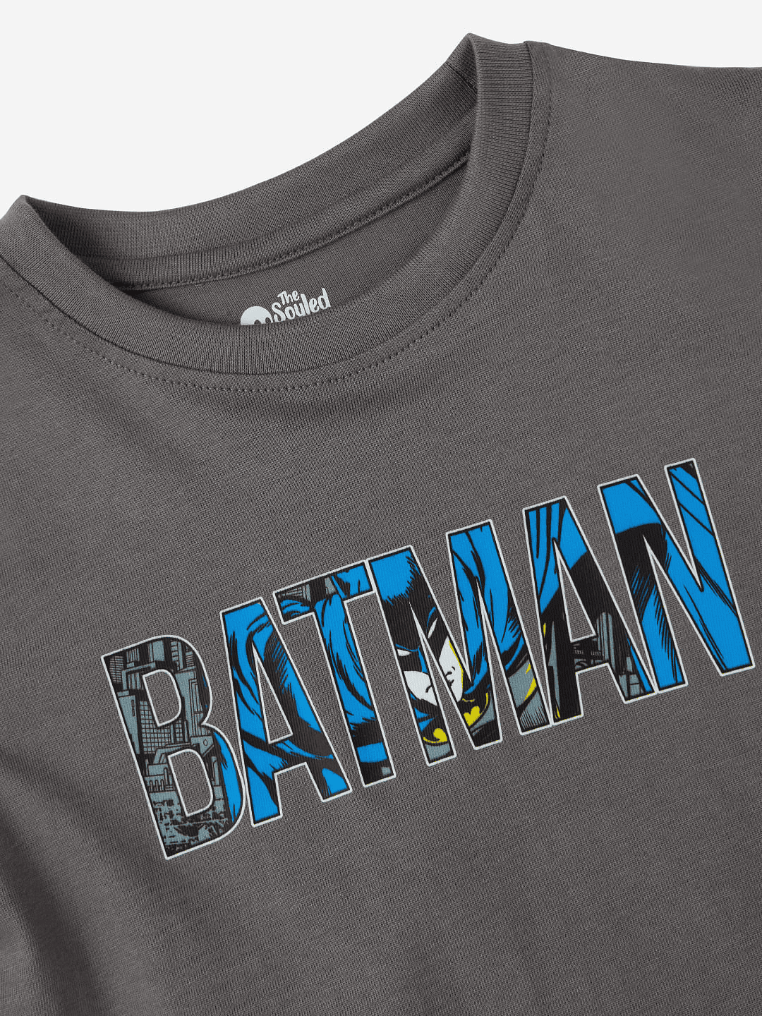 Batman: In Action Boys Cotton Full Sleeve T-Shirts (2-8 Yrs)