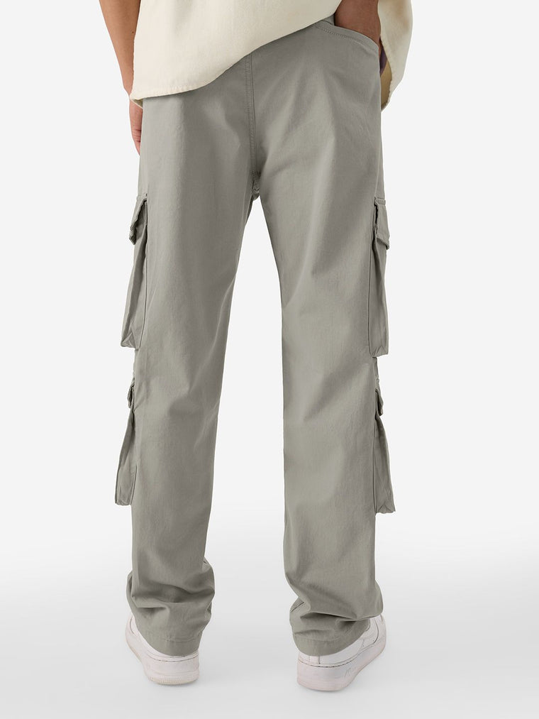 Solids: Dark Grey Men Cargo Pants