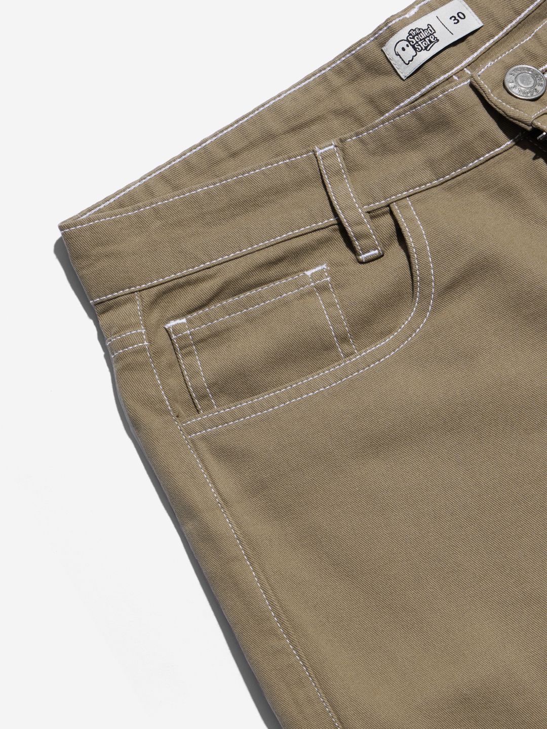 Solids: Khaki Men Cargo Pants