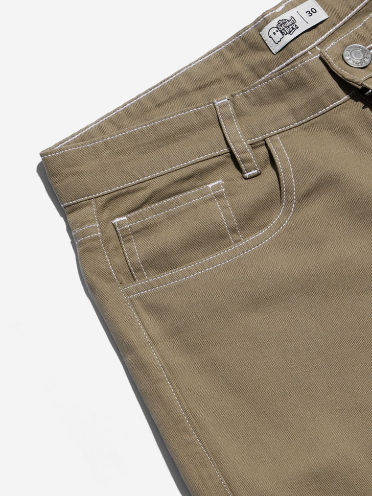 Solids: Khaki Men Cargo Pants