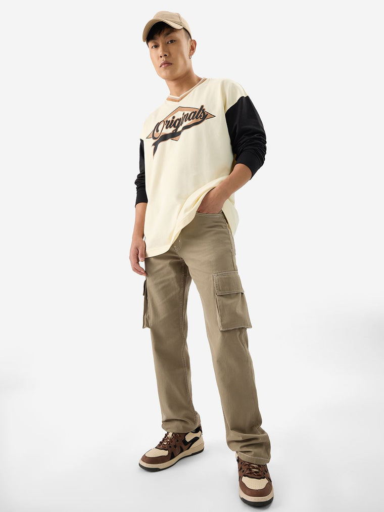 Solids: Khaki Men Cargo Pants