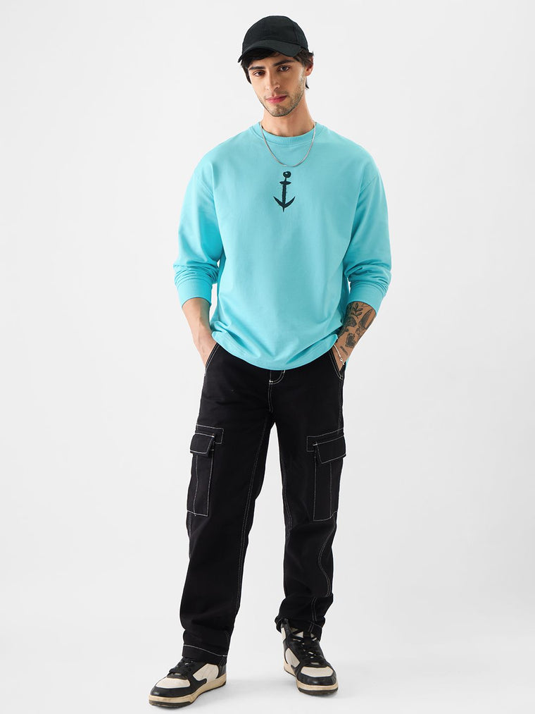 Popeye: Bring Em On Oversized Full Sleeve T-Shirts