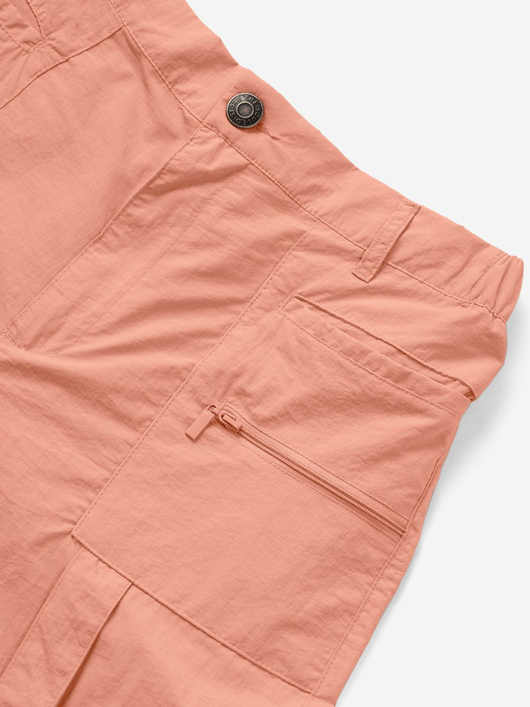 Parachute Pants: Coral Women Straight Pants