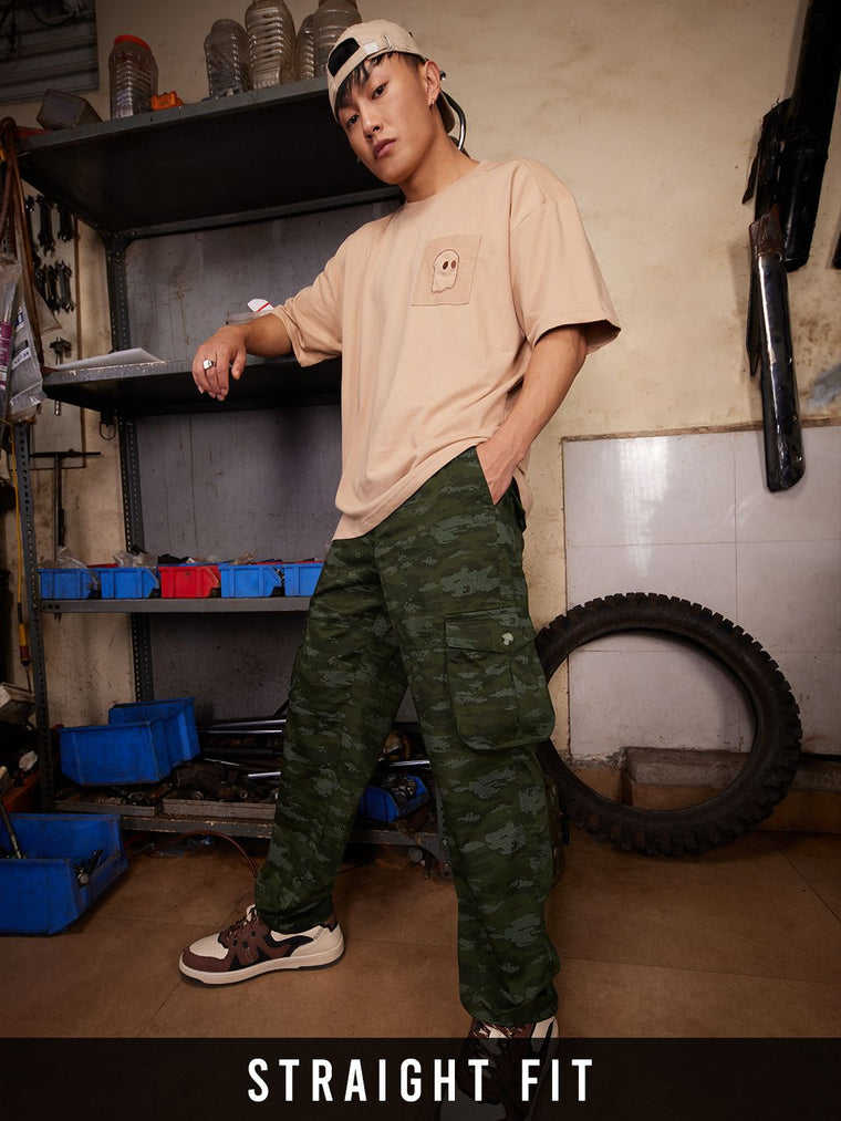 TSS Originals: Green Camo Men Cargo Pants