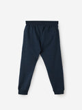 Solids: Navy Boys Cotton Joggers (2-8 Yrs)