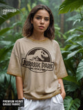 Jurassic Park: Logo Women Oversized T-Shirts
