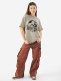 Jurassic Park: Logo Women Oversized T-Shirts