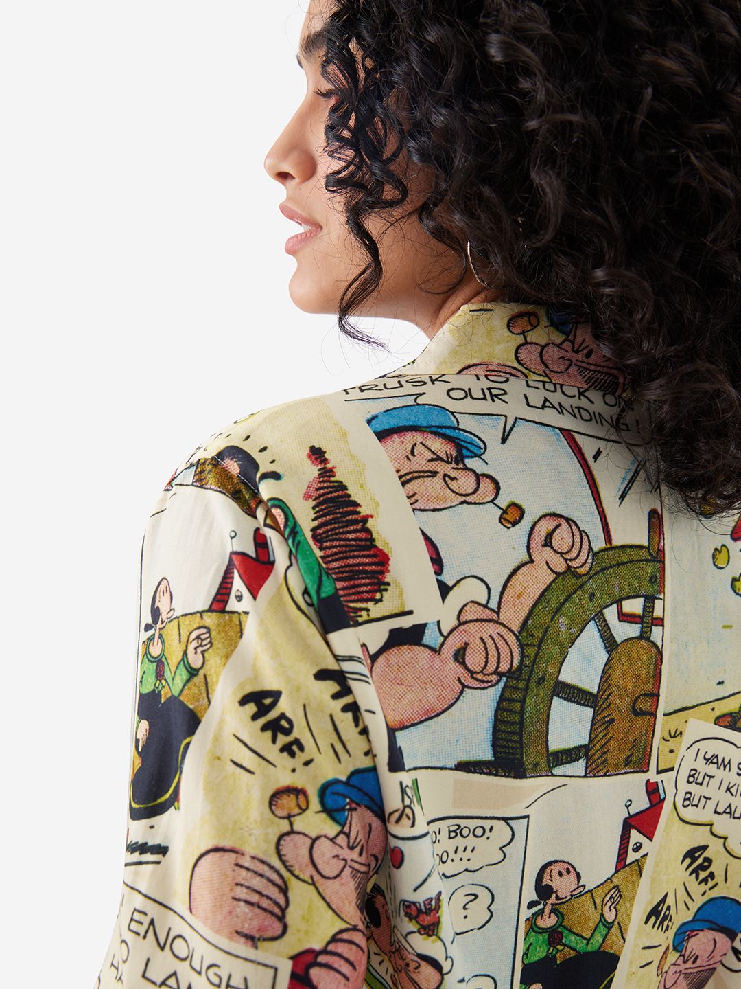 Popeye: Comic Punch Women Holiday Shirts