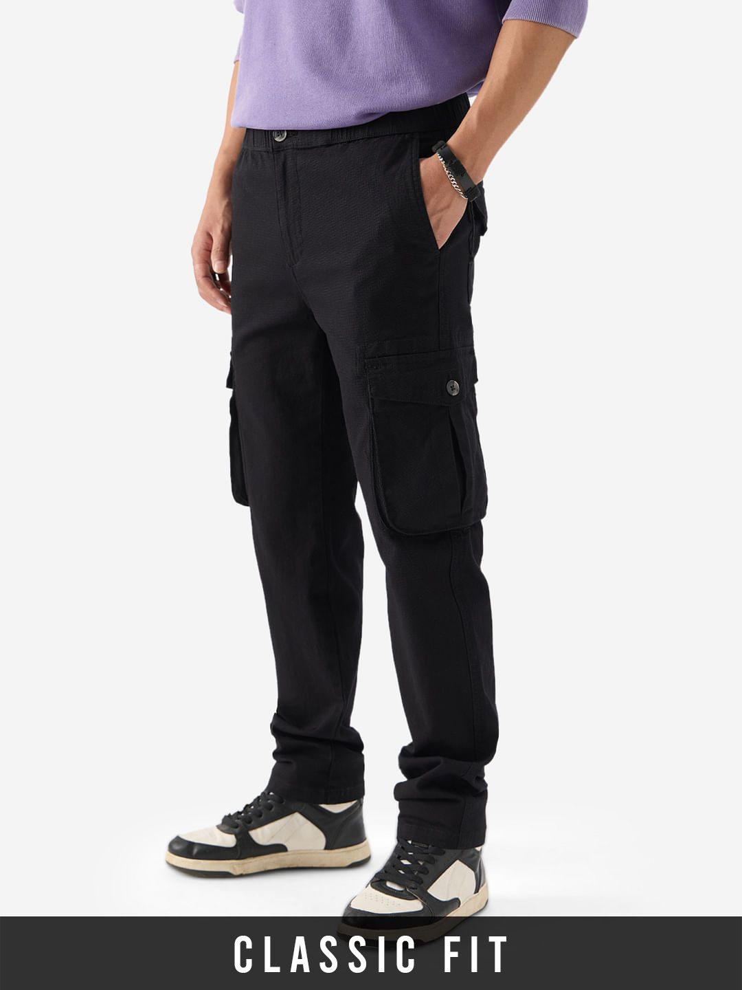 TSS Originals: Classic Black Men Cargo Pants