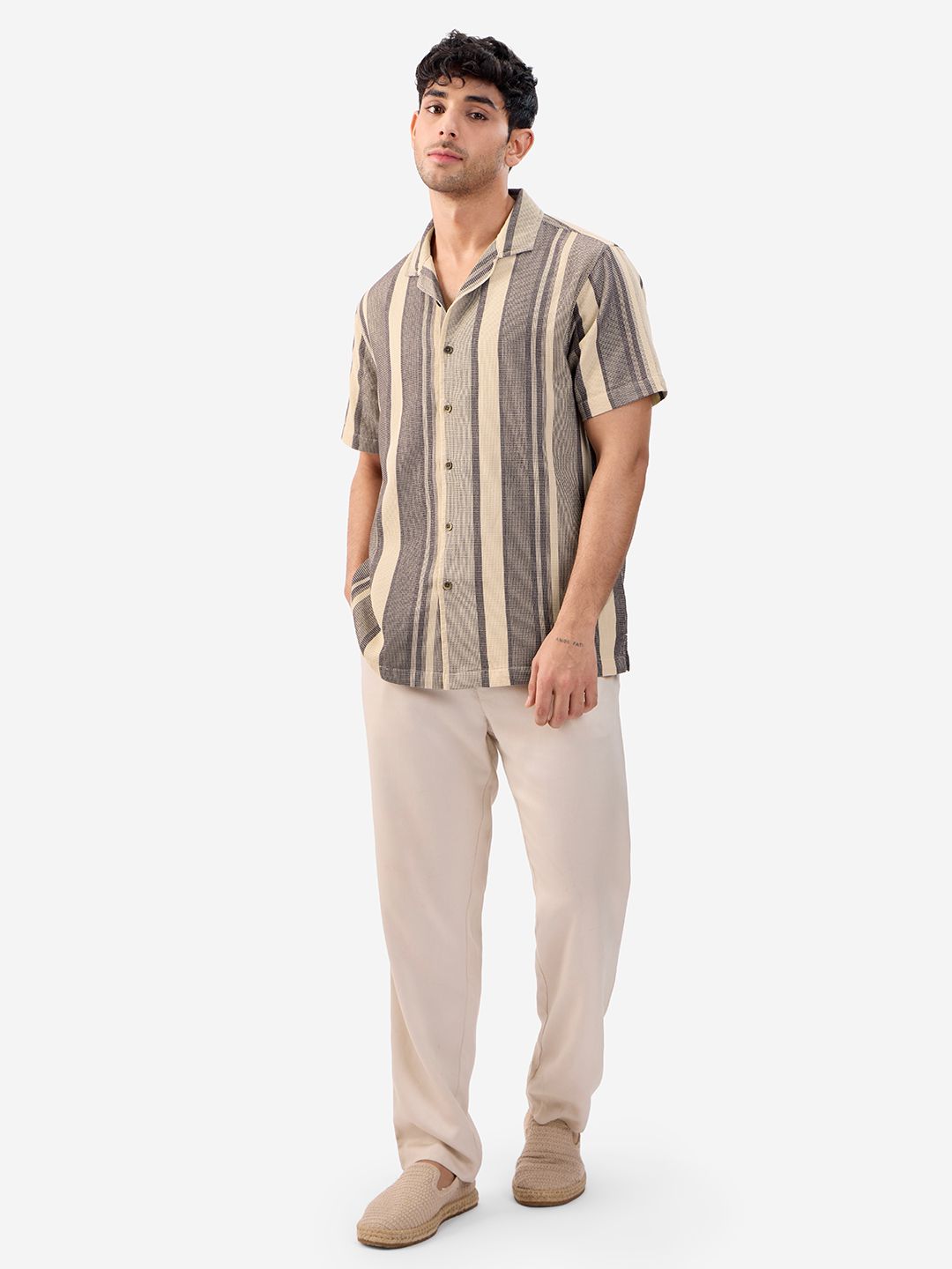 TSS Originals: Macaroon Men Textured Shirts
