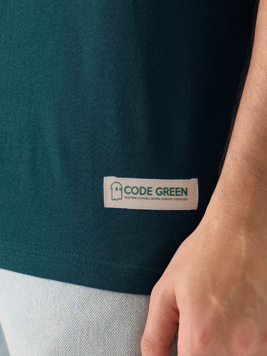 Classic Sustainable Tee: Emerald Green T-Shirts