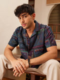TSS Originals: Dark Paisley Half Sleeve Shirts