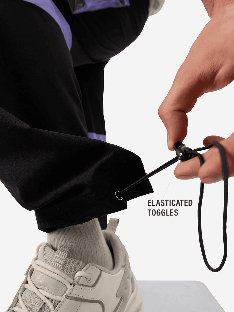Parachute Pants: Pale Iris Men Parachute Pants