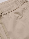 Solids: Beige Men Cargo Shorts