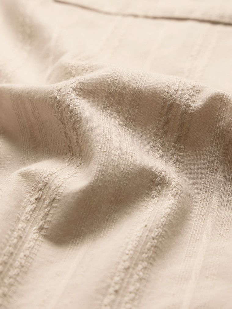Solids: Rich Cream Men Utility Shirts