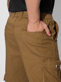 Solids: Rust Men Cargo Pants