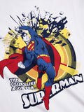Superman: The Hero With A Job Boys Cotton Oversized T-Shirts (2-8 Yrs)