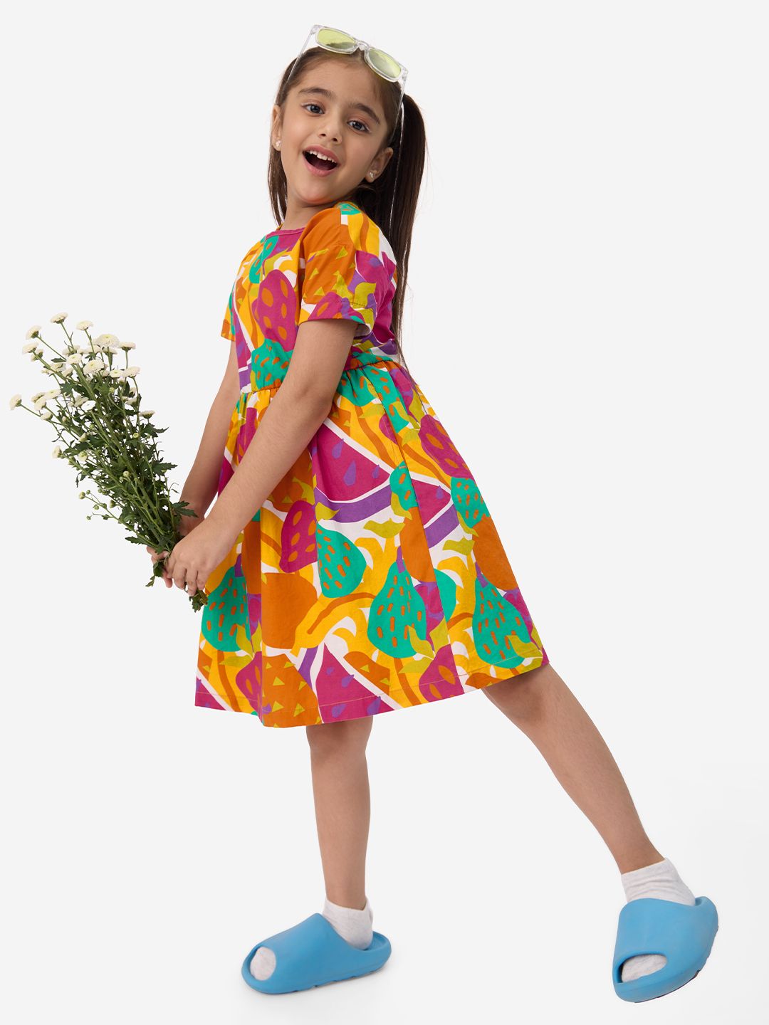TSS Originals: Fruity Girls Cotton Dresses (2-8 Yrs)