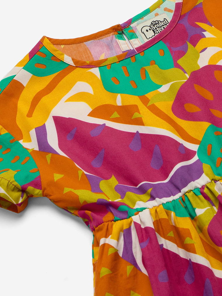 TSS Originals: Fruity Girls Cotton Dresses (2-8 Yrs)