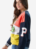 Peanuts: Baseball Women Oversized Sweatshirts