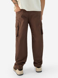 Parachute Pants: Mocha Brown Men Parachute Pants