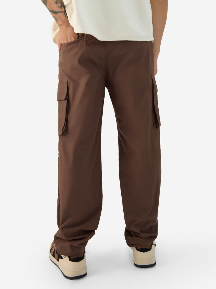 Parachute Pants: Mocha Brown Men Parachute Pants