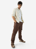 Parachute Pants: Mocha Brown Men Parachute Pants