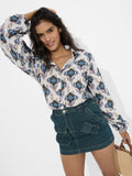 TSS Originals: Ikat Twist Women Relaxed Shirts