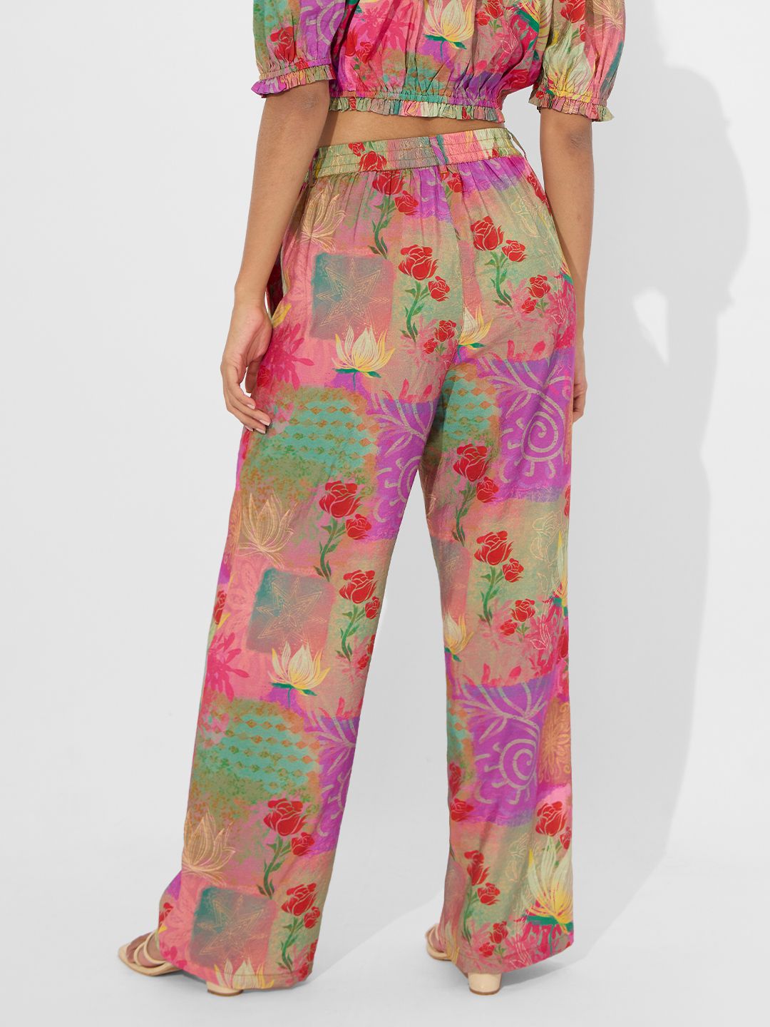 TSS Originals: Faded Rose Women Straight Pants
