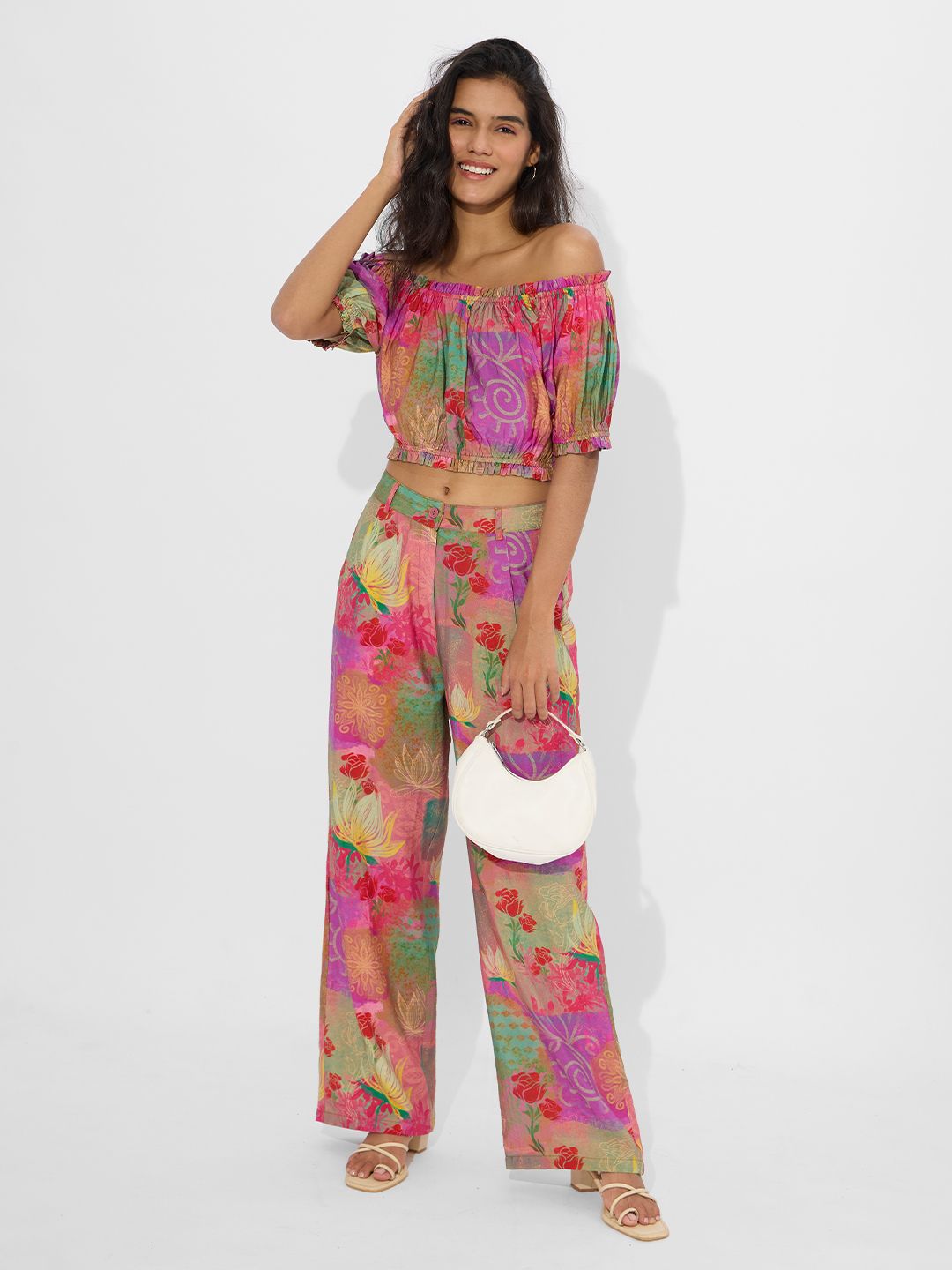 TSS Originals: Faded Rose Women Straight Pants