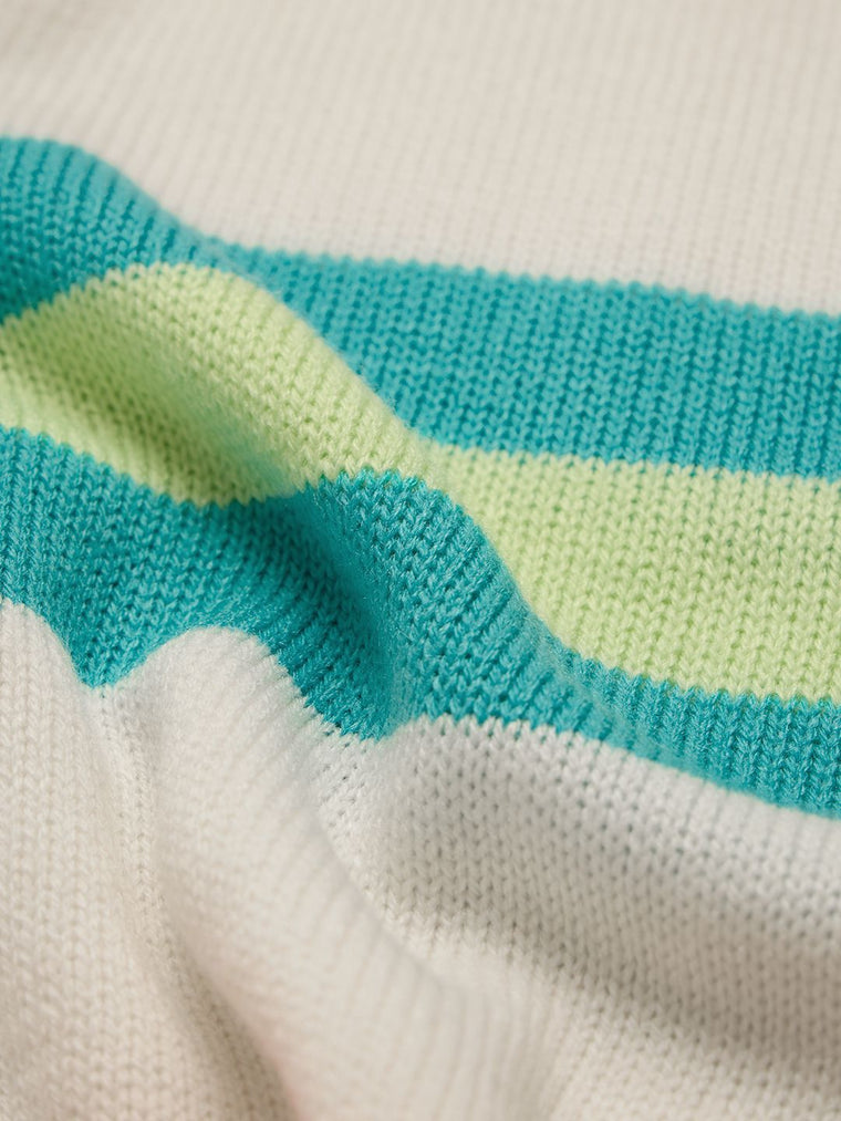 Knitted Polo Sweater: Lemonade Women Cropped Sweaters