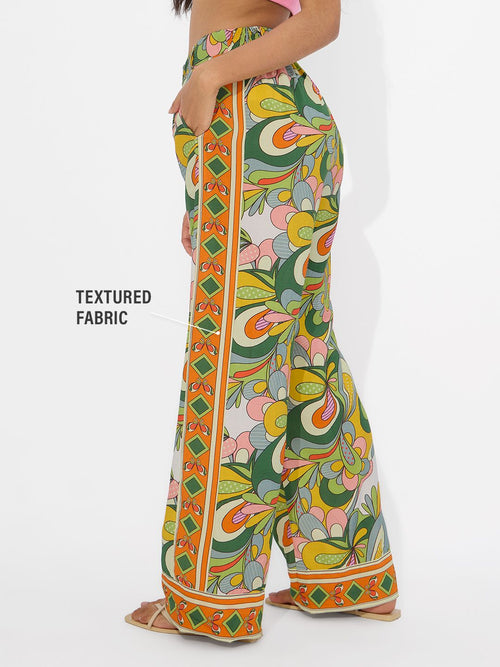 TSS Originals: Modern Paisley Women Straight Pants